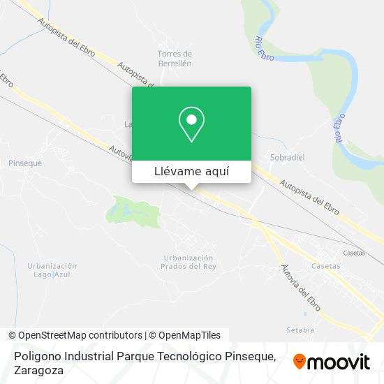 Mapa Poligono Industrial Parque Tecnológico Pinseque