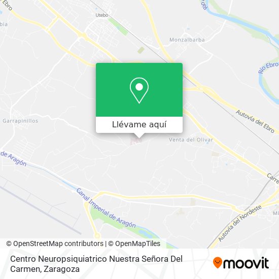 Mapa Centro Neuropsiquiatrico Nuestra Señora Del Carmen