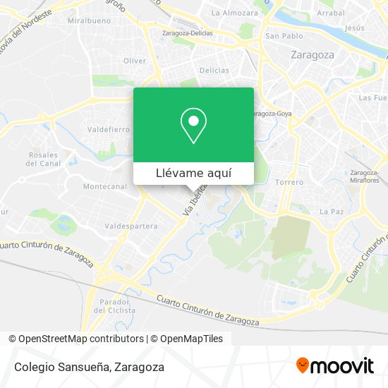 Mapa Colegio Sansueña