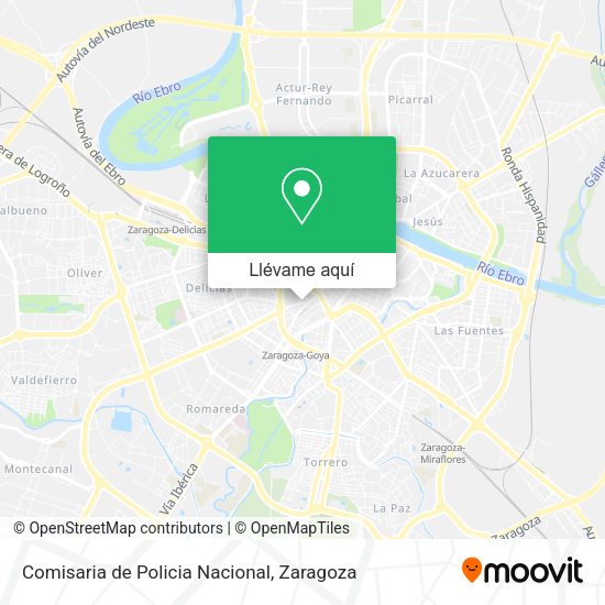 Mapa Comisaria de Policia Nacional