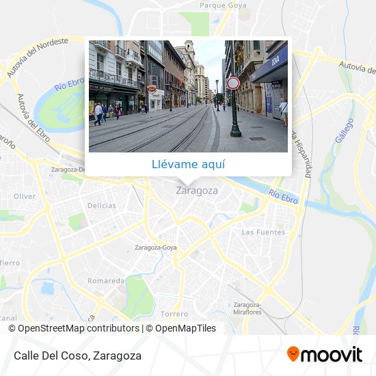 Mapa Calle Del Coso