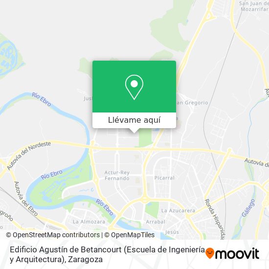 Mapa Edificio Agustín de Betancourt (Escuela de Ingeniería y Arquitectura)