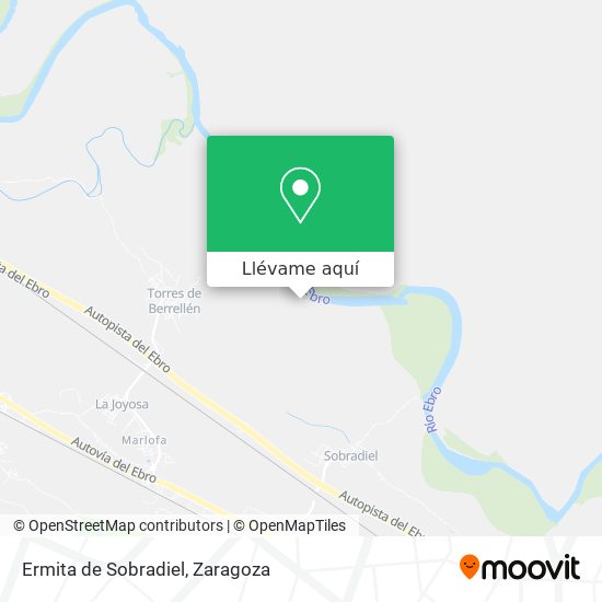Mapa Ermita de Sobradiel