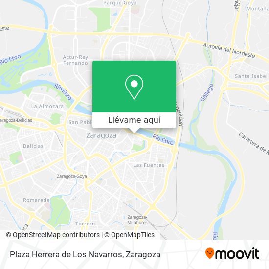 Mapa Plaza Herrera de Los Navarros