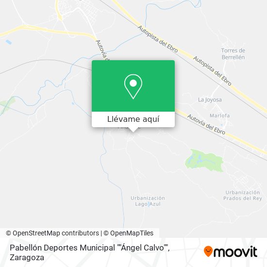 Mapa Pabellón Deportes Municipal ""Ángel Calvo""