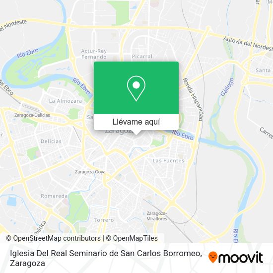 Mapa Iglesia Del Real Seminario de San Carlos Borromeo
