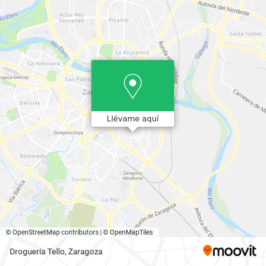 Mapa Droguería Tello