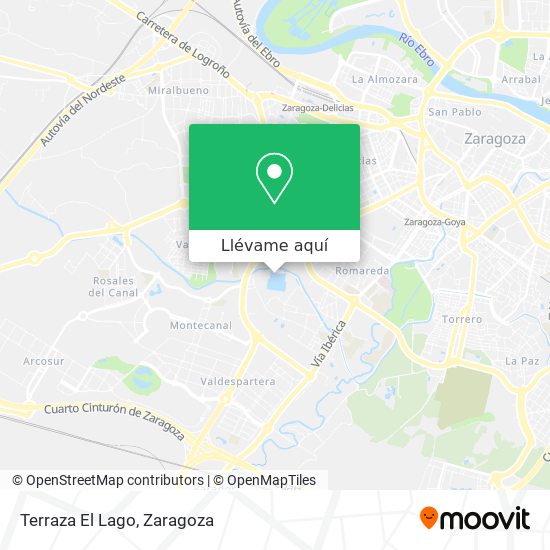 Mapa Terraza El Lago