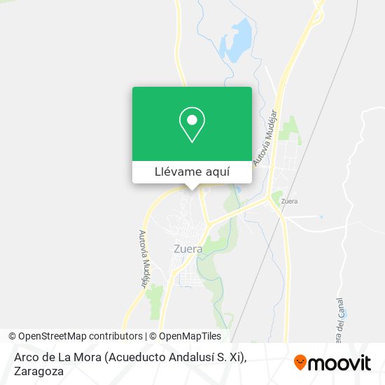 Mapa Arco de La Mora (Acueducto Andalusí S. Xi)