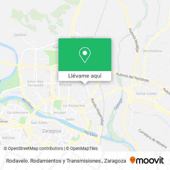Mapa Rodavelo. Rodamientos y Transmisiones.