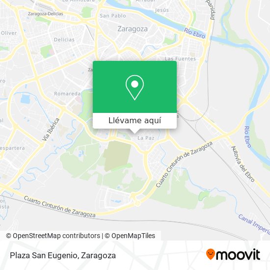 Mapa Plaza San Eugenio