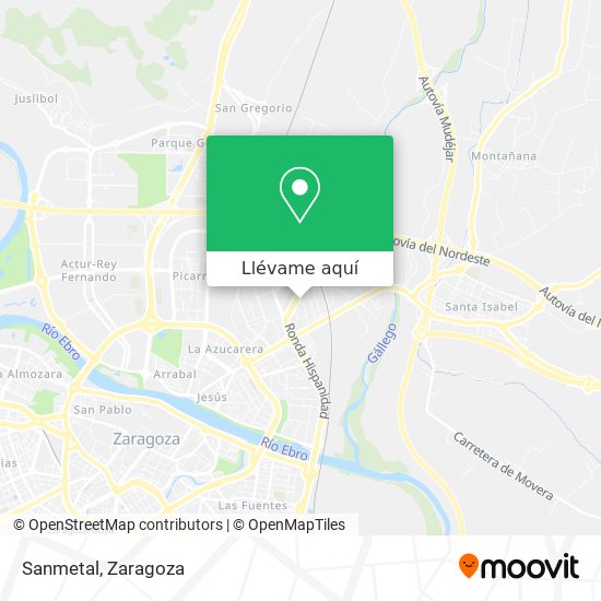 Mapa Sanmetal