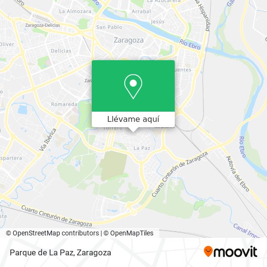 Mapa Parque de La Paz