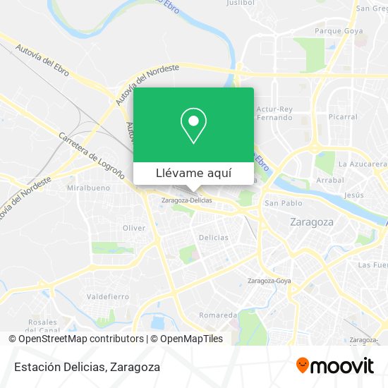 Mapa Estación Delicias