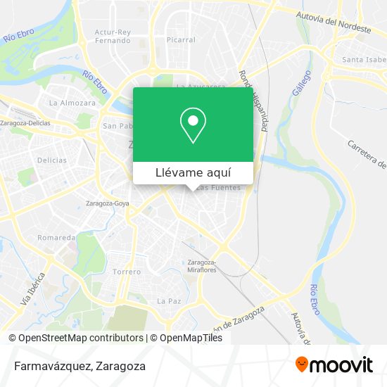Mapa Farmavázquez