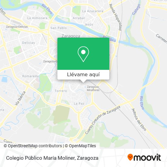 Mapa Colegio Público María Moliner