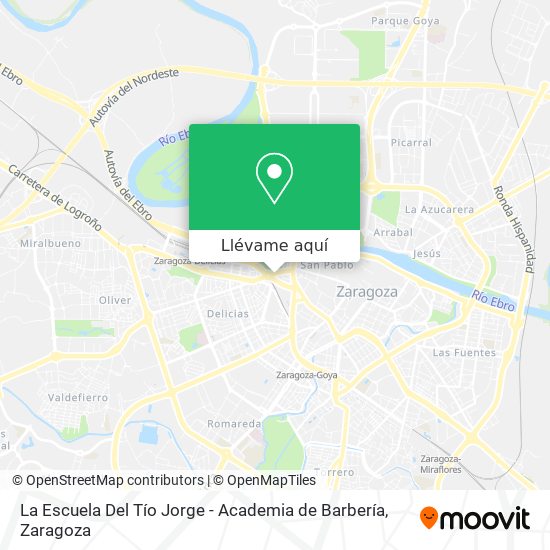 Mapa La Escuela Del Tío Jorge - Academia de Barbería