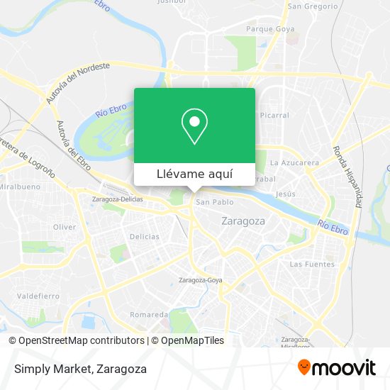 Mapa Simply Market