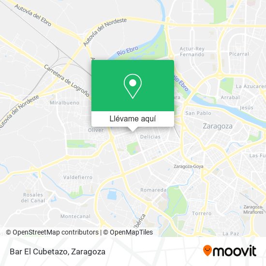 Mapa Bar El Cubetazo