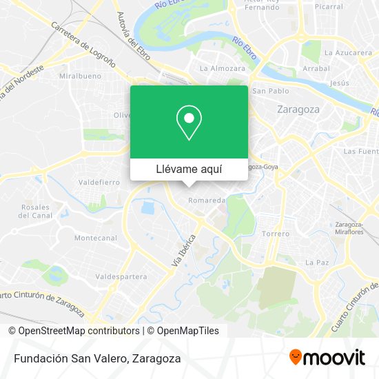 Mapa Fundación San Valero