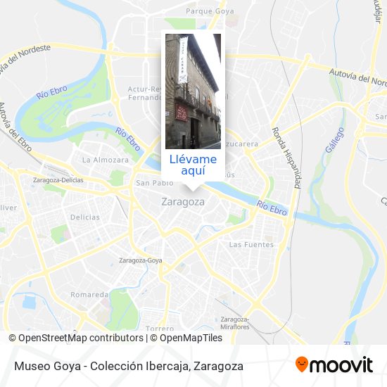 Mapa Museo Goya - Colección Ibercaja
