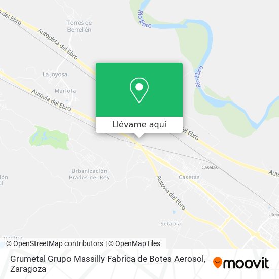 Mapa Grumetal Grupo Massilly Fabrica de Botes Aerosol