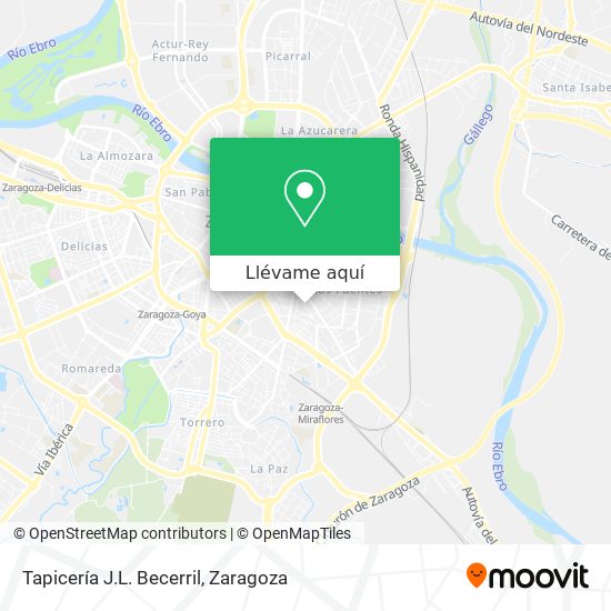 Mapa Tapicería J.L. Becerril