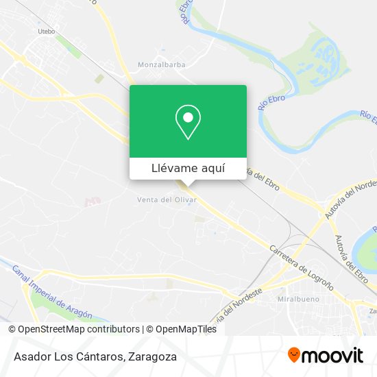 Mapa Asador Los Cántaros