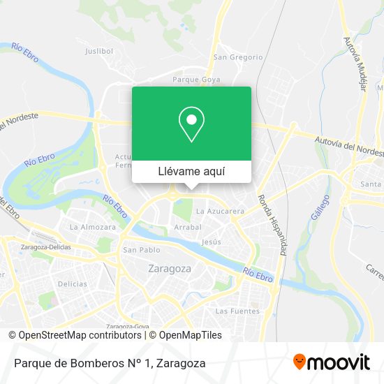 Mapa Parque de Bomberos Nº 1