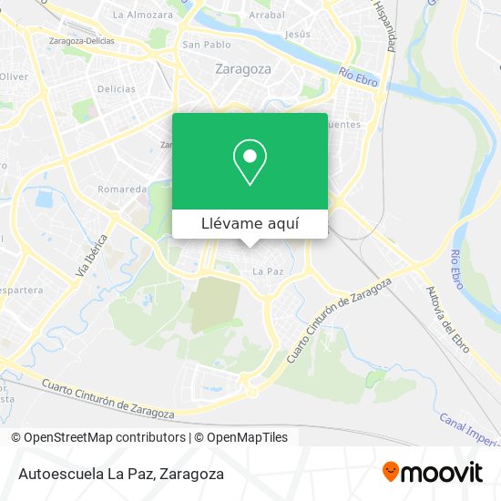 Mapa Autoescuela La Paz