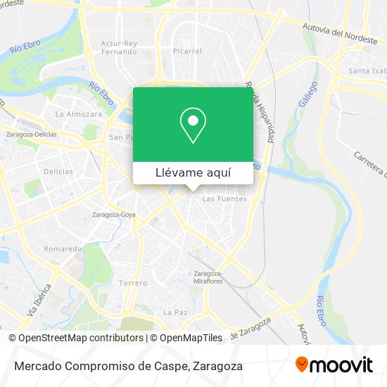 Mapa Mercado Compromiso de Caspe