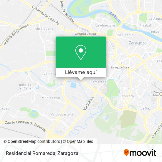 Mapa Residencial Romareda
