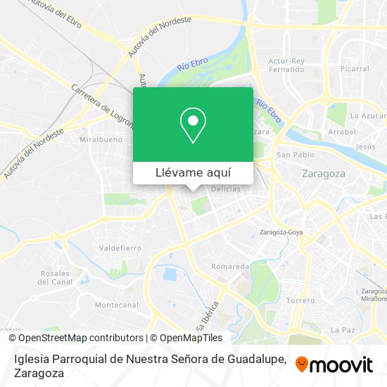 Mapa Iglesia Parroquial de Nuestra Señora de Guadalupe