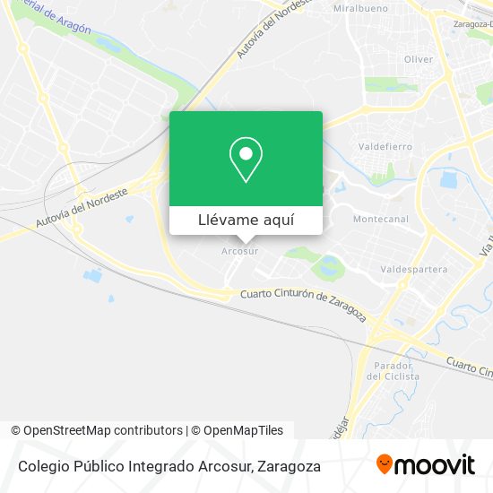Mapa Colegio Público Integrado Arcosur