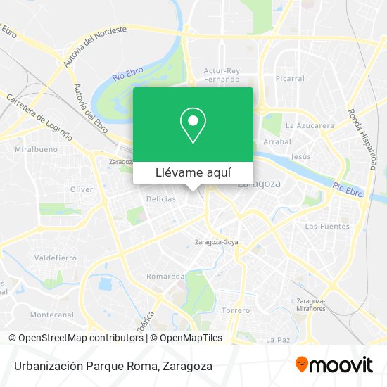 Mapa Urbanización Parque Roma