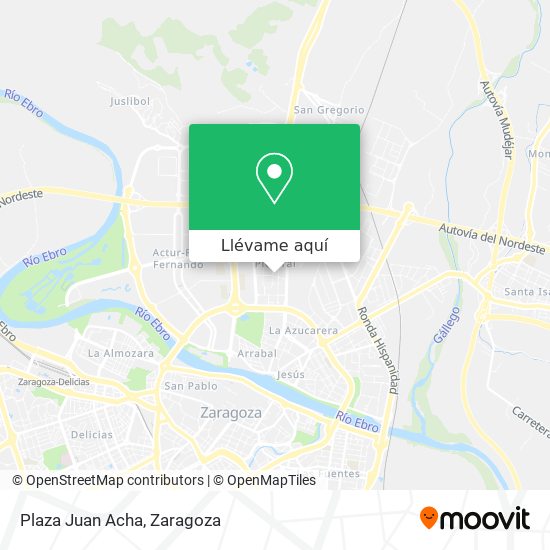 Mapa Plaza Juan Acha