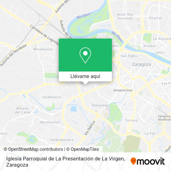 Mapa Iglesia Parroquial de La Presentación de La Virgen