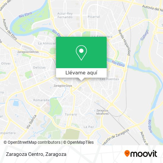 Mapa Zaragoza Centro
