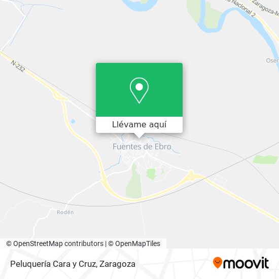 Mapa Peluquería Cara y Cruz