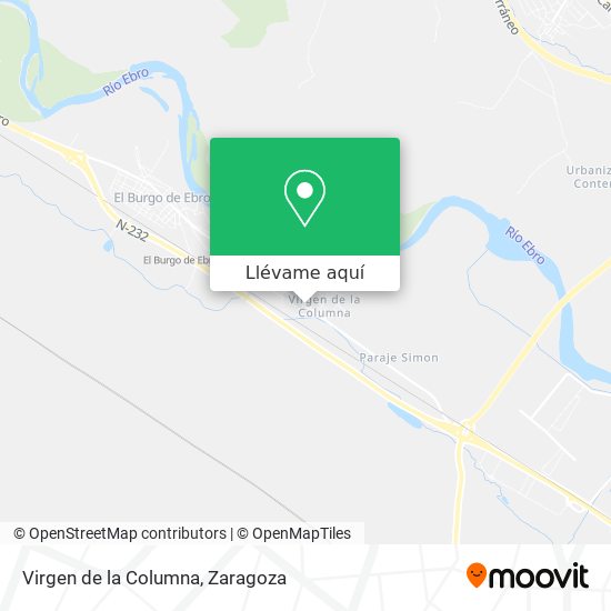 Mapa Virgen de la Columna