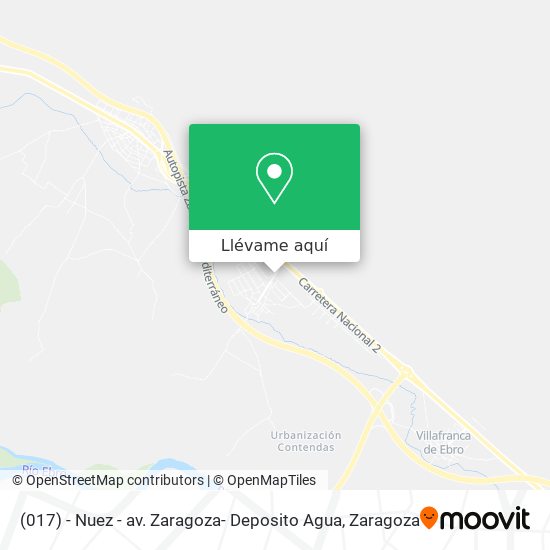 Mapa (017) - Nuez - av. Zaragoza- Deposito Agua