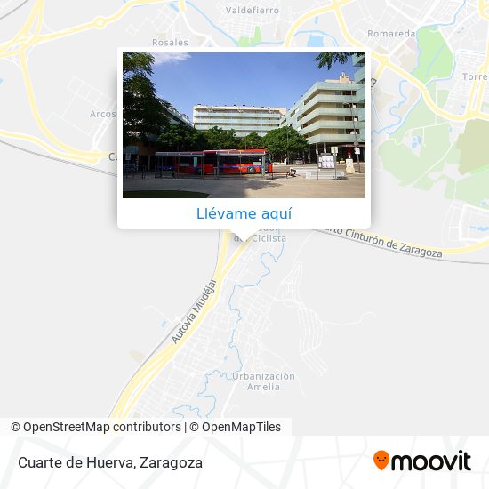 Mapa Cuarte de Huerva