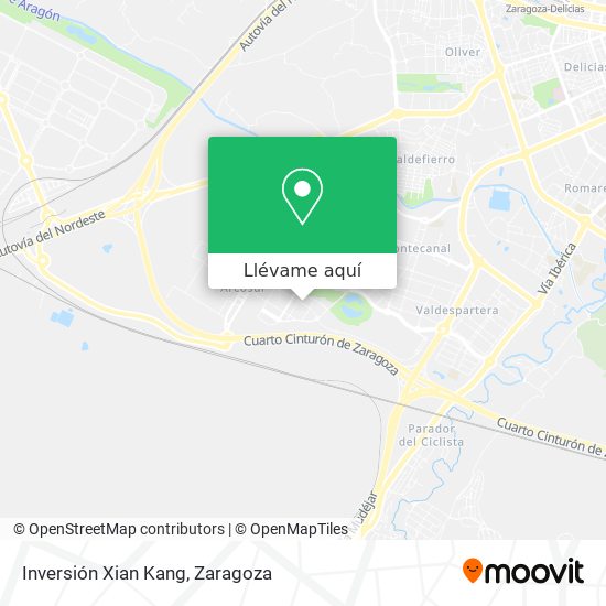 Mapa Inversión Xian Kang
