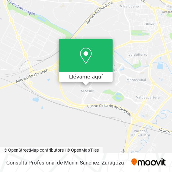 Mapa Consulta Profesional de Munín Sánchez