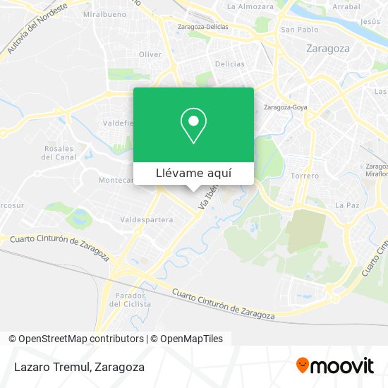 Mapa Lazaro Tremul