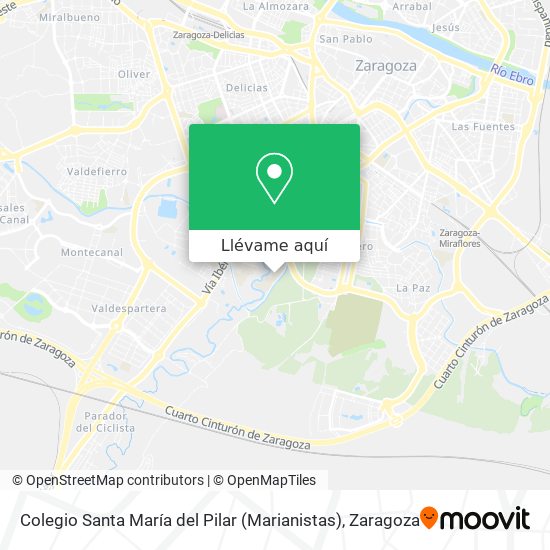 Mapa Colegio Santa María del Pilar (Marianistas)