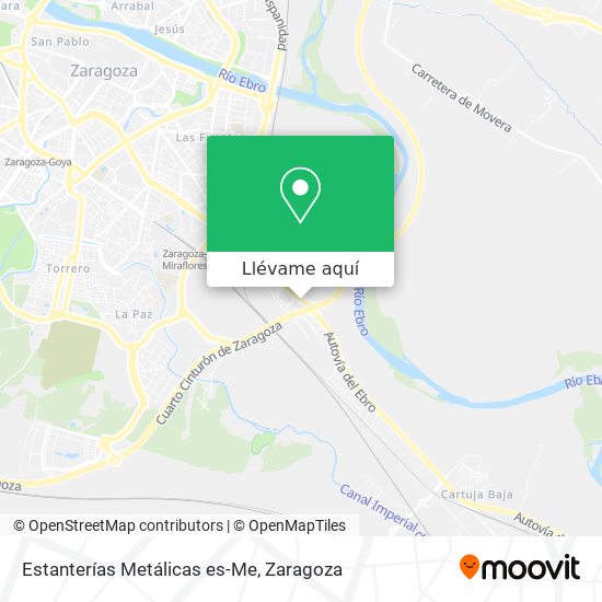 Mapa Estanterías Metálicas es-Me