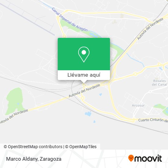 Mapa Marco Aldany
