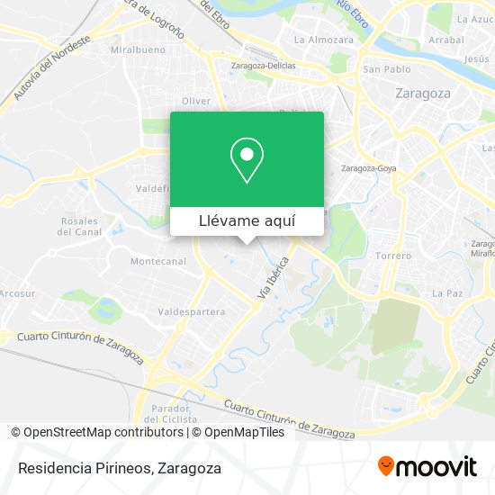Mapa Residencia Pirineos