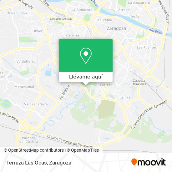 Mapa Terraza Las Ocas